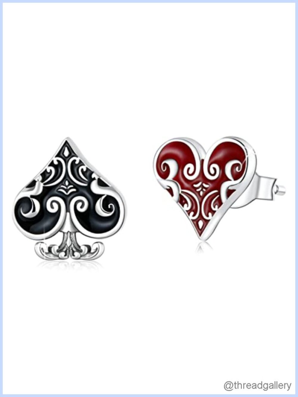925 Sterling Silver Hypoallergenic Stud Earrings Push Back Fine Jewelry Gift